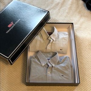 Set of 2 Vineyard Vines Boy’s Oxford Shirts!